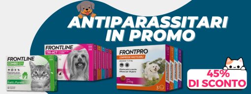 Antiparassitari in promo del 45%